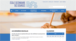 Desktop Screenshot of ecoledessources.com